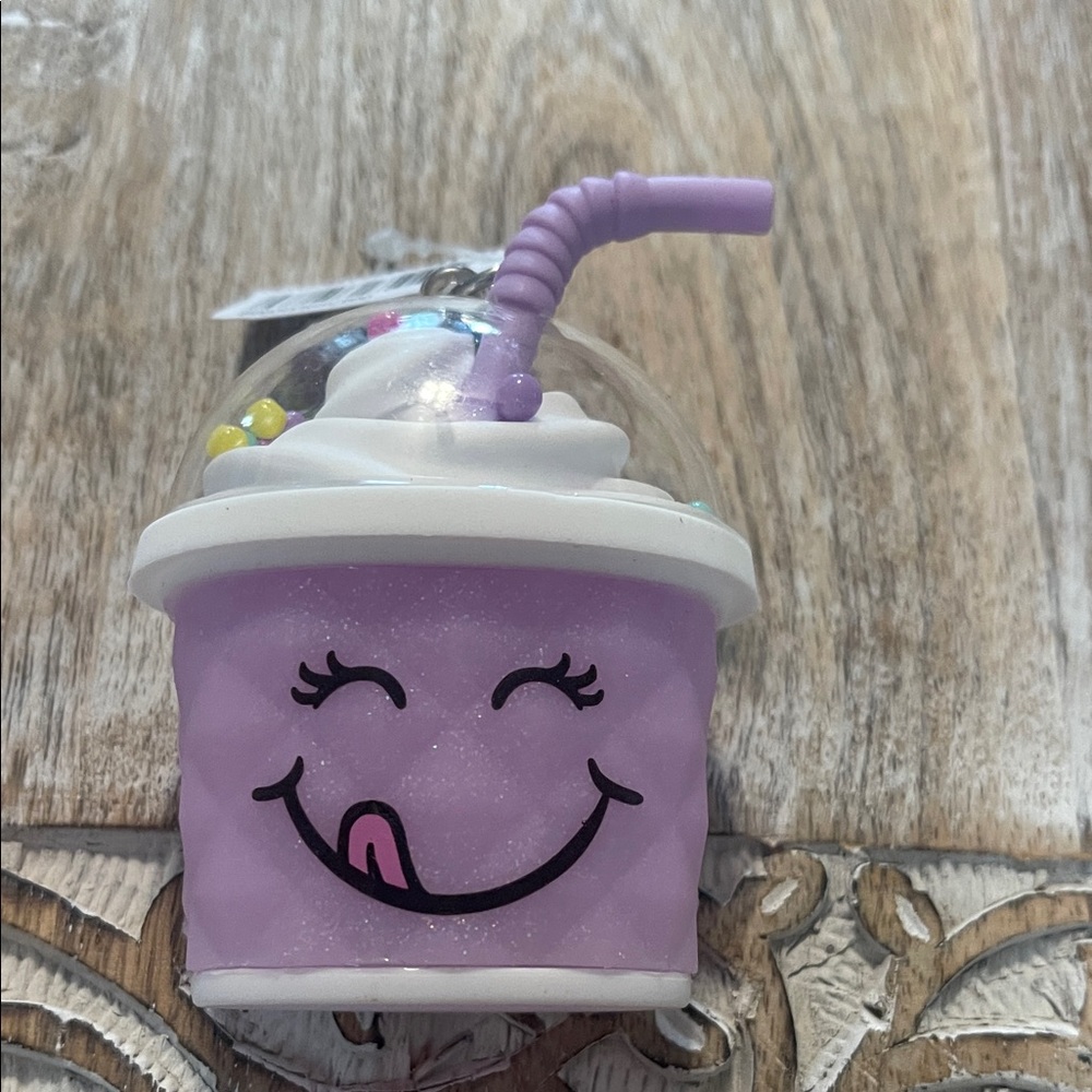 Bath & Body Works Purple Smiley Cup Pocketbac Holder